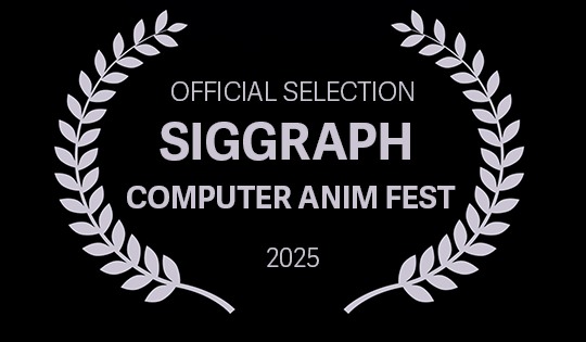 Official Selection Siggraph Computer Anim Fest 2025
